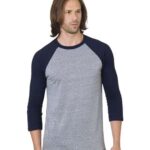 Unisex Triblend Three-Quarter Sleeve Raglan T-Shirt