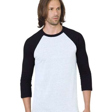 Unisex Triblend Three-Quarter Sleeve Raglan T-Shirt