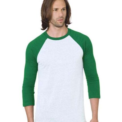 Unisex Triblend Three-Quarter Sleeve Raglan T-Shirt