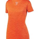 Women's Shadow Tonal Heather Training V-Neck T-Shirt