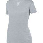 Women's Shadow Tonal Heather Training V-Neck T-Shirt
