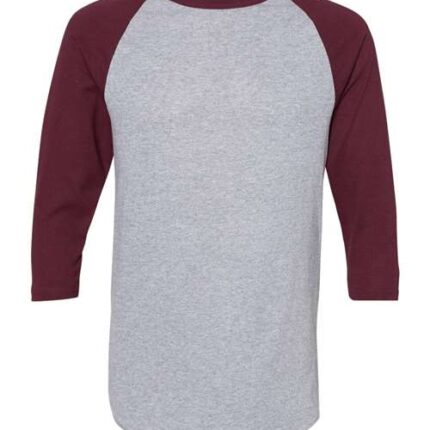Unisex Three-Quarter Raglan Sleeve Baseball Jersey T-Shirt