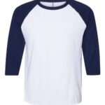 Premium Blend Ringspun Three-Quarter Sleeve Raglan Baseball T-Shirt