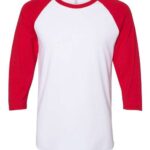 Premium Blend Ringspun Three-Quarter Sleeve Raglan Baseball T-Shirt
