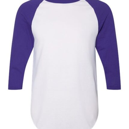 Unisex Three-Quarter Raglan Sleeve Baseball Jersey T-Shirt
