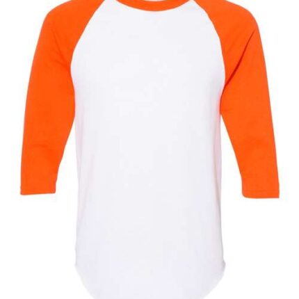 Unisex Three-Quarter Raglan Sleeve Baseball Jersey T-Shirt