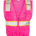 Unisex EV Series® Enhanced Visibility Multi-Pocket Mesh Vest