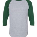 Unisex Three-Quarter Raglan Sleeve Baseball Jersey T-Shirt
