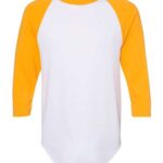 Unisex Three-Quarter Raglan Sleeve Baseball Jersey T-Shirt