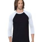 Unisex Triblend Three-Quarter Sleeve Raglan T-Shirt