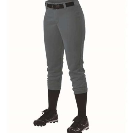 Girls' Fastpitch Softball Pants with Belt Loops