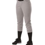 Girls' Fastpitch Softball Pants with Belt Loops