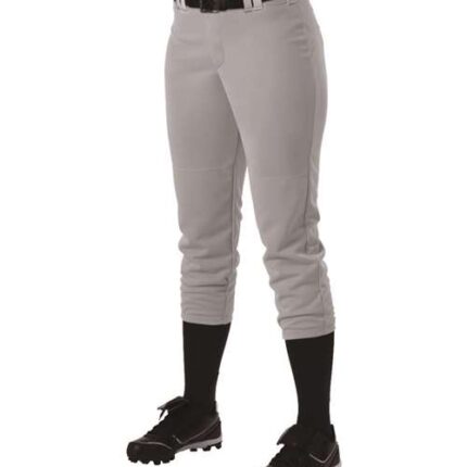 Girls' Fastpitch Softball Pants with Belt Loops