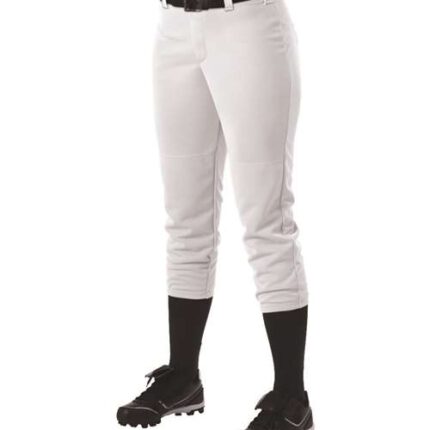 Girls' Fastpitch Softball Pants with Belt Loops