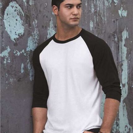 Premium Blend Ringspun Three-Quarter Sleeve Raglan Baseball T-Shirt