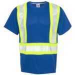 Unisex EV Series® Enhanced Visibility Contrast Pocket T-Shirt