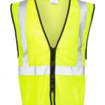 Unisex Zippered Mesh Economy Class 2 Vest