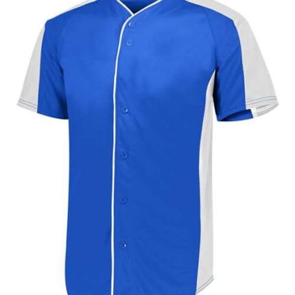 Youth Full Button Baseball Jersey