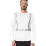 Men's USA-Made Hi-Visibility Long Sleeve Performance T-Shirt