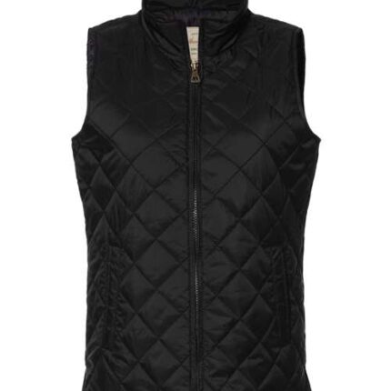Women's Vintage Diamond Quilted Vest