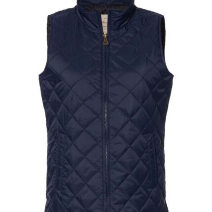 Women's Vintage Diamond Quilted Vest