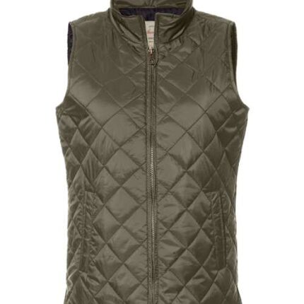 Women's Vintage Diamond Quilted Vest