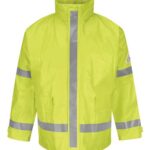 Men's Hi-Visibility Flame-Resistant Rain Jacket