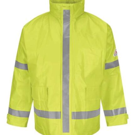 Men's Hi-Visibility Flame-Resistant Rain Jacket