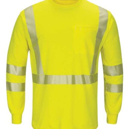 Men's Tall Hi-Visibility Lightweight Long Sleeve T-Shirt