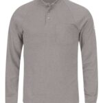 Men's Long Sleeve Henley Shirt- CoolTouch®2