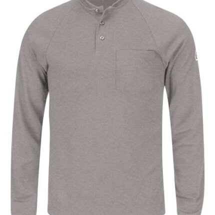 Men's Long Sleeve Henley Shirt- CoolTouch®2