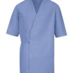 Men's Collarless Poplin Butcher Wrap