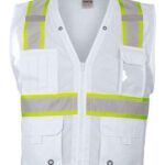 Unisex EV Series® Enhanced Visibility Multi-Pocket Mesh Vest