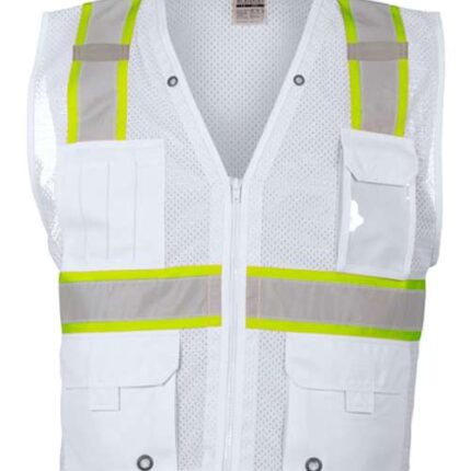 Unisex EV Series® Enhanced Visibility Multi-Pocket Mesh Vest