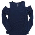 Women's Cold Shoulder Long Sleeve T-Shirt