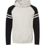 Unisex Nublend® Varsity Colorblocked Raglan Hooded Sweatshirt