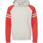 Unisex Nublend® Varsity Colorblocked Raglan Hooded Sweatshirt