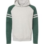Unisex Nublend® Varsity Colorblocked Raglan Hooded Sweatshirt