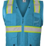 Unisex EV Series® Enhanced Visibility Multi-Pocket Mesh Vest
