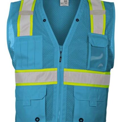 Unisex EV Series® Enhanced Visibility Multi-Pocket Mesh Vest