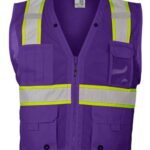 Unisex EV Series® Enhanced Visibility Multi-Pocket Mesh Vest