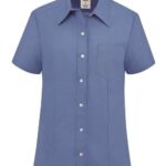 Women's Short Sleeve Stretch Oxford Shirt