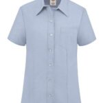 Women's Short Sleeve Stretch Oxford Shirt