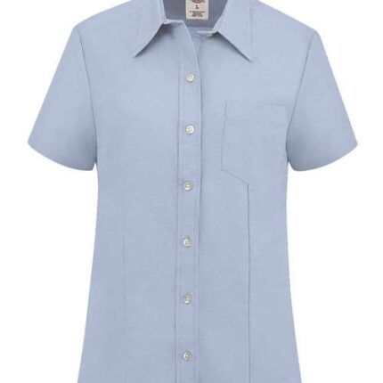 Women's Short Sleeve Stretch Oxford Shirt