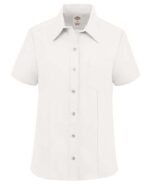Women's Short Sleeve Stretch Oxford Shirt
