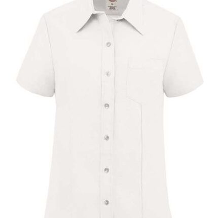 Women's Short Sleeve Stretch Oxford Shirt