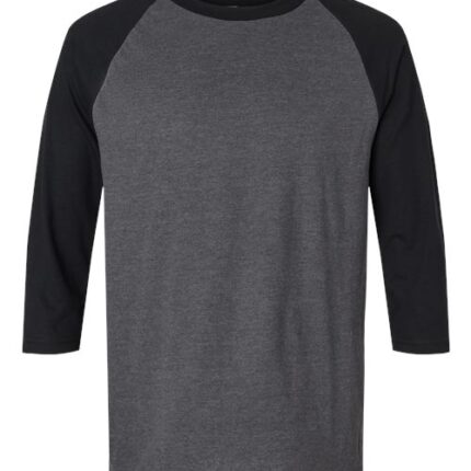 Unisex CVC Three-Quarter Sleeve Tee