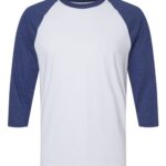 Unisex CVC Three-Quarter Sleeve Tee