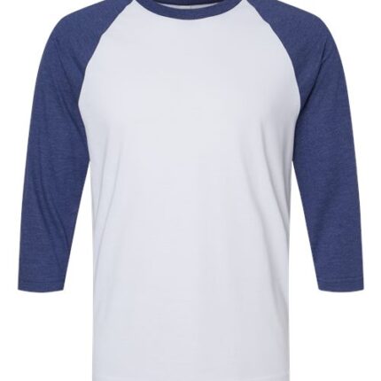 Unisex CVC Three-Quarter Sleeve Tee