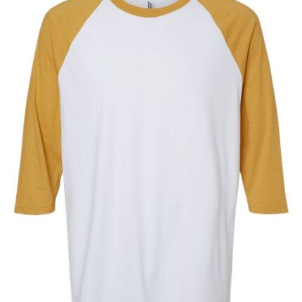Unisex CVC Three-Quarter Sleeve Tee